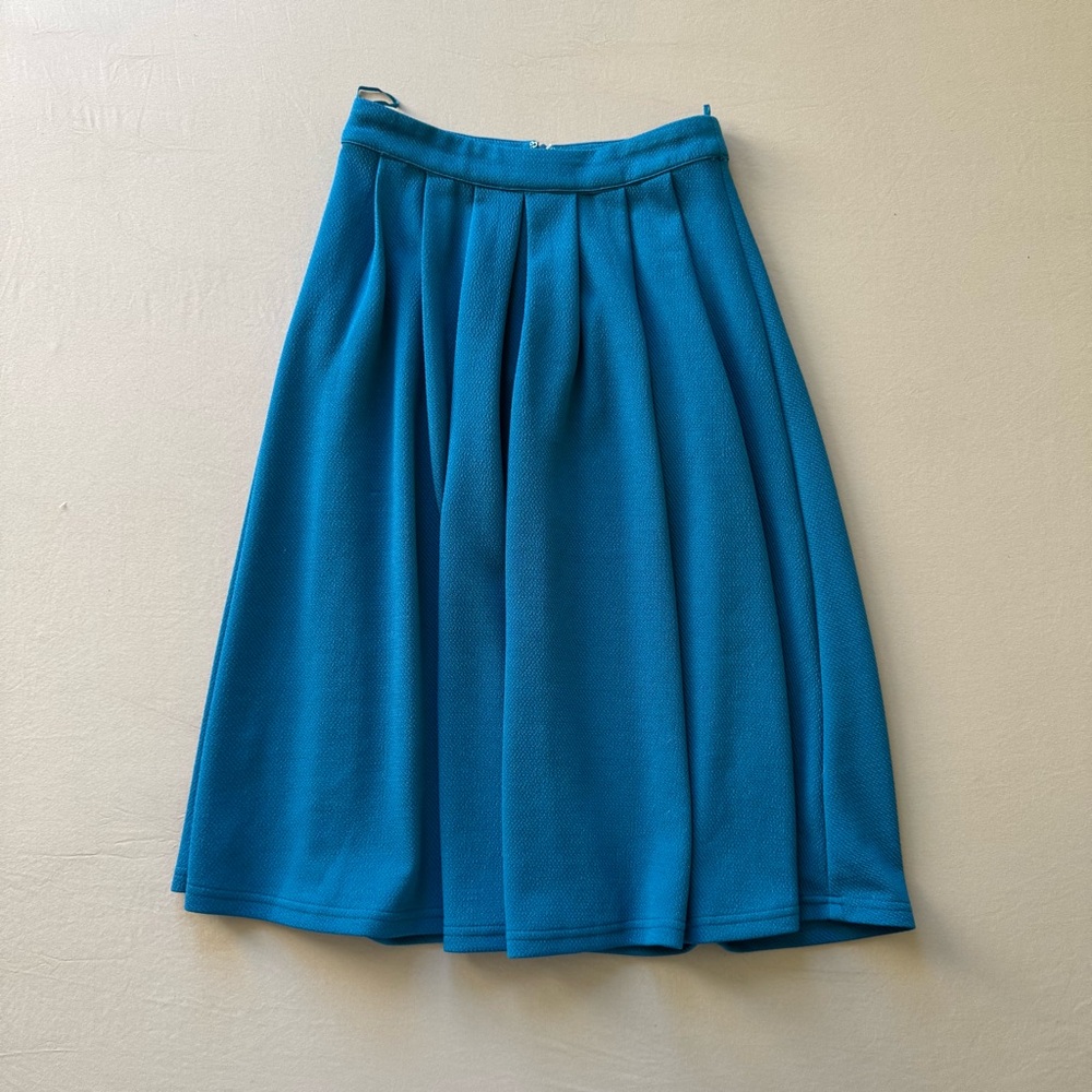 Wear & Flair Textured Pleated Midi Skirt